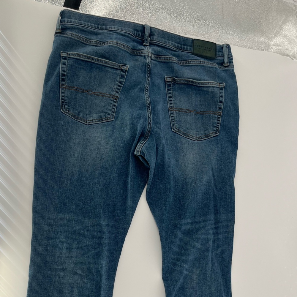 Lucky Brand Men's Athletic Straight Blue Jeans Size W38 L34